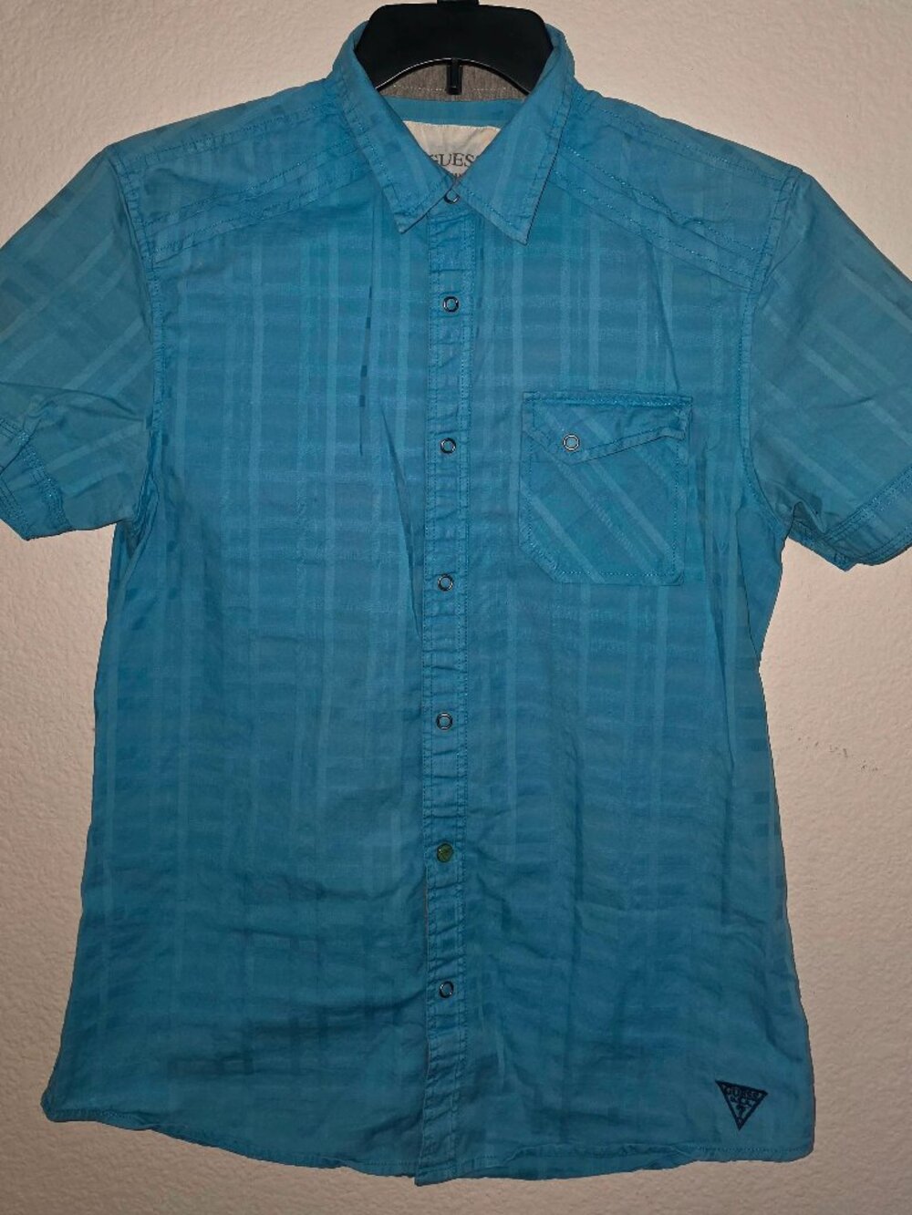 Guess SHIRT BLUE sz Medium